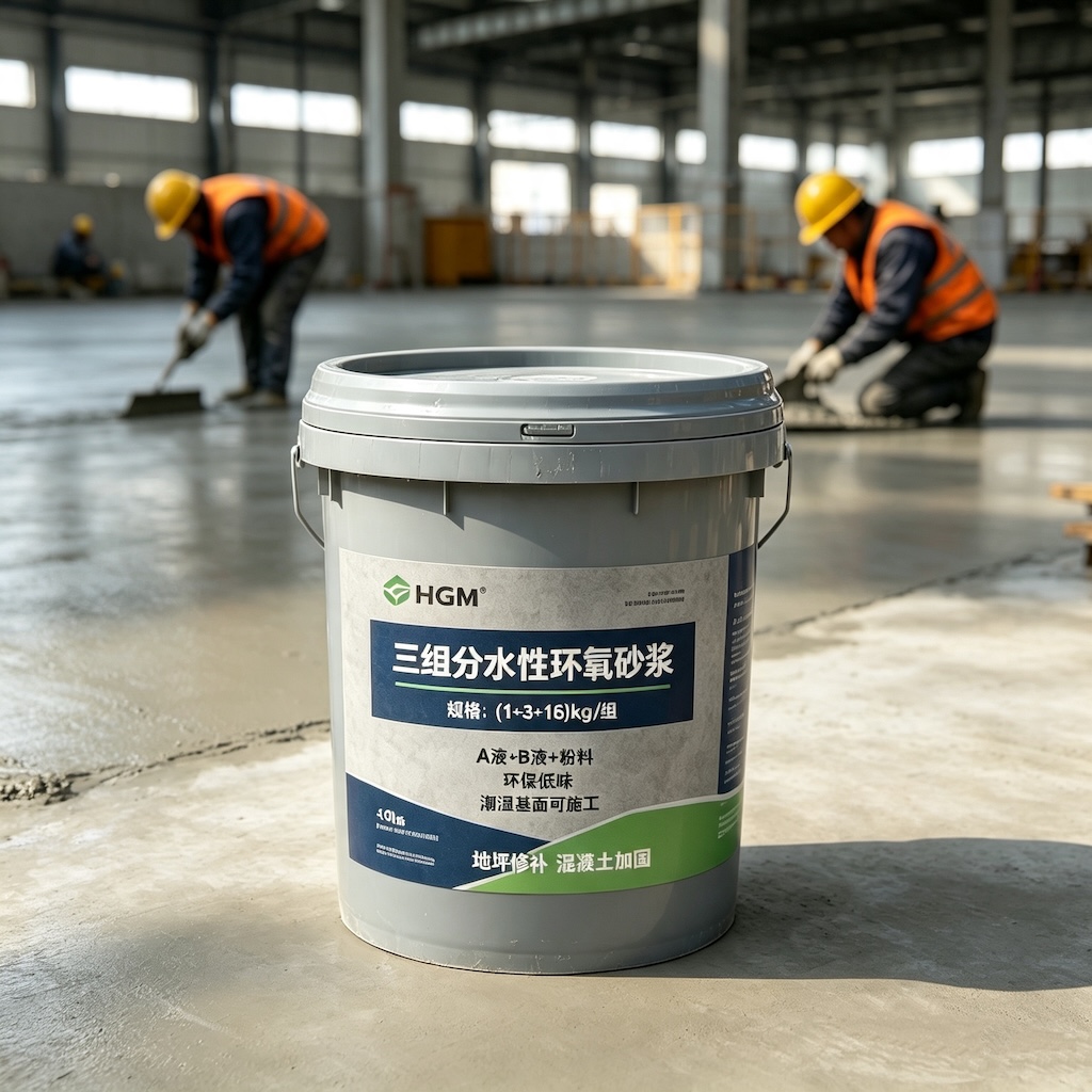 大洼三组份水性环氧砂浆
